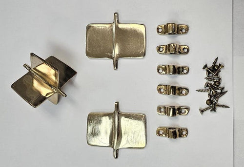 Bronze Sapo Game Accessories: Roulettes, Brackets, Screws